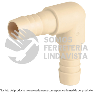 48561 CM-561 CODO 90GRADOS INSERCION DE 3/8" DE POLIPROPILENO FOSET
