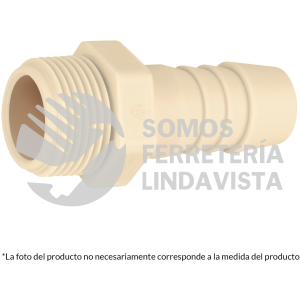 48573 CM-611 ADAPTADOR INSERCION ROSCA EXTERIOR DE 1/2" X 3/8" FOSET