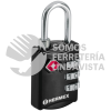 46291 CMA-5C CANDADO MALETERO DE COMBINACION 27 MM SEGURIDAD TSA BLISTER HERMEX