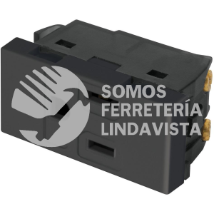 47991 COA-EN CONTACTO ATERRIZADO 1 MODULO LINEA ESPAÑOLA COLOR NEGRO VOLTECK