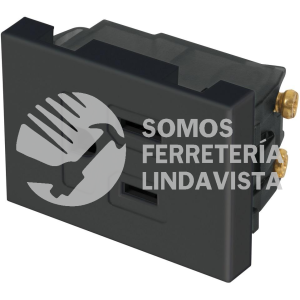 47992 COA15-EN CONTACTO ATERRIZADO 1.5 MODULOS LINEA ESPAÑOLA NEGRO VOLTECK