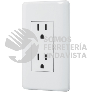 25076 CODO-B CONTACTO DUPLEX 2 POLOS + TIERRA VOLTECK BASIC