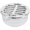 46023 COL-52 COLADERA DE ABS CON REJILLA CROMADA 5" CON TORNILLOS FOSET