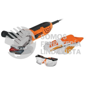 15141 COMBO ESMERILADORA ESMA-4580A GUANTE GU-215 Y LEN-2000 TRUPER