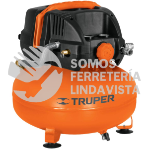 13830 COMP-24S COMPRESOR DE AIRE LIBRE DE ACEITE24L2-2/3HP (POTENCIA MAX) TRUPER