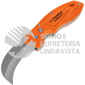 12725 CULI-5X CUCHILLO ABATIBLE 7" PARA LINOLEO CON MANGO DE NYLON TRUPER