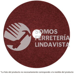 100129 DILF-724 DISCO DE LIJA DE 7" CON RESPALDO DE FIBRA GRANO 24 TRUPER
