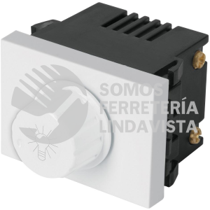 47054 DIM15-EB DIMMER GIRATORIO 1.5 MODULOS LINEA ESPAÑOLA COLOR BLANCO VOLTECK