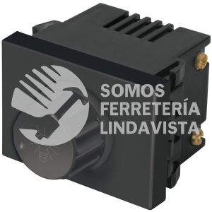 47994 DIM15-EN DIMMER GIRATORIO 1.5 MODULOS LINEA ESPAÑOLA COLOR NEGRO VOLTECK