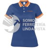 69971 DRY-AD-M PLAYERA TIPO POLO DRY FIT AZUL PARA DAMA TALLA M TRUPER