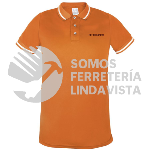 69982 DRY-NC-M PLAYERA TIPO POLO DRY FIT NARANJA PARA CABALLERO TALLA M TRUPER