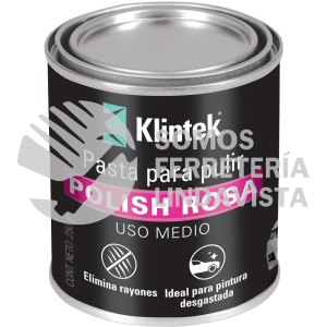 57086 EA-22 POLISH EN PASTA ROSA PARA AUTO 250 G USO MEDIO KLINTEK