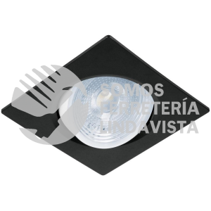 46948 EMP-107L LUMINARIO DE LED 5 W EMPOTRAR CUADRADO NEGRO SPOT DIRIGIBLE VOLTECK