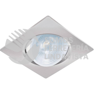 46949 EMP-108L  LUMINARIO DE LED 5 W EMPOTRAR CUADRADO CROMO SPOT DIRIGIBLE VOLTECK