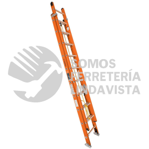 100228 ESE-220FV ESCALERA DE EXTENSION TIPO II 20 PELDAÑOS FIBRA DE VIDRIO TRUPER