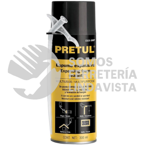 27007 ESEX-300P ESPUMA EXPANSIVA 300 ML PRETUL