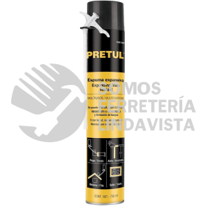 27009 ESEX-750P ESPUMA EXPANSIVA 750 ML PRETUL