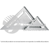 15131 ET-7A ESCUADRA 7" DE ALUMINIO PARA MUROS DE YESO TRUPER