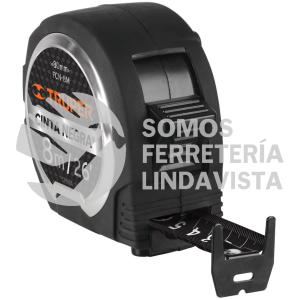11747 FCN-8M FLEXOMETRO CONTRA IMPACTOS CINTA NEGRA X-ANCHA 27 MM 8 M TRUPER