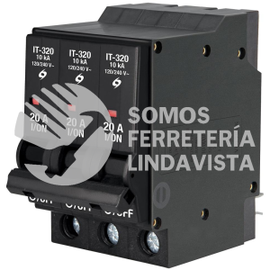 47514 IT-320 INTERRUPTOR TERMOMAGNETICO 3 POLOS 20 A VOLTECK