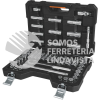 15687 JD-1/2X45MP JUEGO DE AUTOCLE CUADRO 1/2" 45 PIEZAS STD Y MM TRUPER