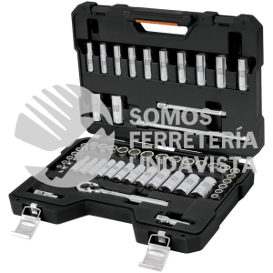 15689 JD-3/8X53M JUEGO DE 53 HERRAMIENTAS CUADRO 3/8" MM PARA MECANICO TRUPER