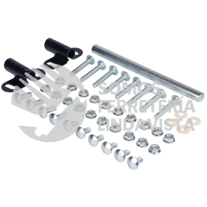 100154 JT-TUB JUEGO TORNILLERIA CHUMACERAS Y EJE PARA CARRETILLAS TRUPER