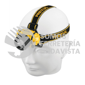 27083 LI-CA-3AAAP LINTERNA DE MINERO 3 LEDS 65 LM DE 3 PILAS AAA PRETUL
