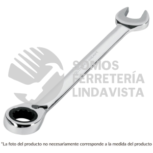 13760 LL-2022MXR LLAVE COMBINADA MATRACA REVERSIBLE 22MMX288 MM LARGO TRUPER