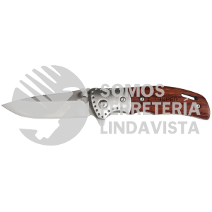 13889 NV-3 NAVAJA ABATIBLE 3-1/2" MANGO DE MADERA TRUPER