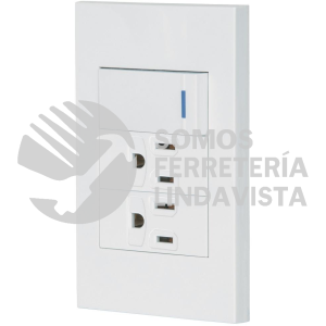 45594 PA-APCO-E3B PLACA ARMADA 1 INTERRUPTOR 2 CONTACTOS1MODESPAÑOLABLANCO VOLTECK