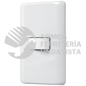25084 PA-APSE-EB PLACA ARMADA CON 1 INTERRUPTOR DE 3 VIAS VOLTECK BASIC