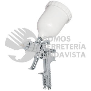 12129 PIPI-441 PISTOLA P/PINTAR GRAVEDAD HVLP VASO PLASTICO 1.7 MM TRUPER