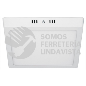 47444 PLA-212L LUMINARIO LED CUADRADO TIPO PLAFON 18 W BLANCO LUZ DE DIA VOLTECK