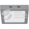 47447 PLA-219L LUMINARIO LED CUADRADO TIPO PLAFON 12 W GRIS LUZ DE DIA VOLTECK