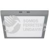47449 PLA-221L LUMINARIO LED CUADRADO TIPO PLAFON 24 W GRIS LUZ DE DIA VOLTECK