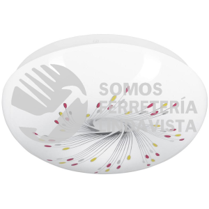 43173 PLA-402L LUMINARIO LED 15 W PLAFON DECORATIVO ESPIRAL LUZ DIA VOLTECK