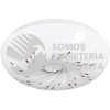 43174 PLA-403L LUMINARIO LED 18 W PLAFON DECORATIVO ESPIRAL LUZ DIA VOLTECK