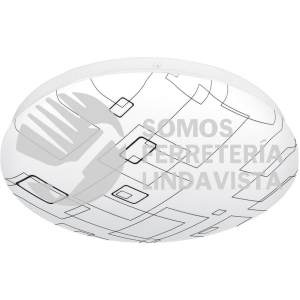 43177 PLA-502L LUMINARIO LED 15 W PLAFON DECORATIVO CUADROS LUZ DIA VOLTECK