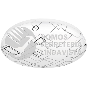 43179 PLA-504L LUMINARIO LED 22 W PLAFON DECORATIVO CUADROS LUZ DIA VOLTECK