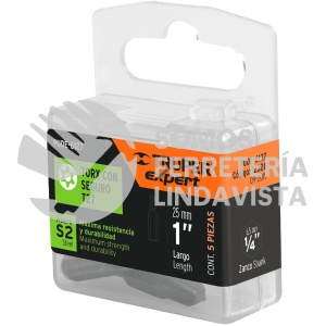 12328 PUDE-6127 ESTUCHE CON 5 PUNTAS TORX T27 CON SEGURO LARGO 1" TRUPER