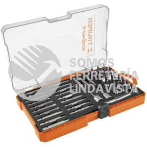 11895 PUN-47X JUEGO DE 47 PUNTAS MIXTAS LARGOS 1" Y 2" EN ESTUCHE TRUPER