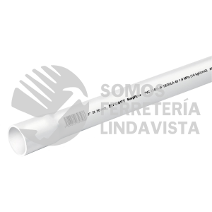 45522 PVC-006 TUBO DE 2" DE PVC HIDRAULICO CEDULA 40 DE 3 M FOSET