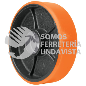 100255 RU-PAT-PUR 2 RUEDAS PARA PATIN TRASPALETA DE 2.5 TON PAT-2.5PU TRUPER