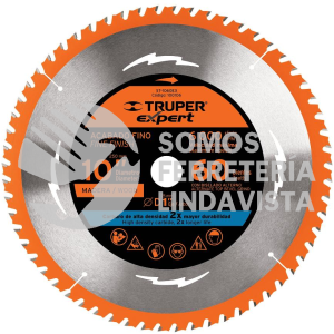 100106 ST-1060EX DISCO SIERRA 10" PARA MADERA 60 DIENTES CENTRO 1" TRUPER