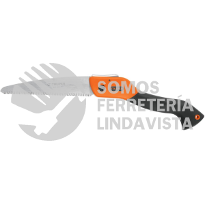 100197 STP-7PR SERRUCHO PLEGABLE 7" HOJA RECTA 11 DPP MANGO PLASTICOTRUPER