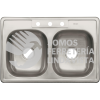 47024 TA-842TB TARJA DE EMPOTRAR DOBLE TINA 86 X 56 CM FOSET