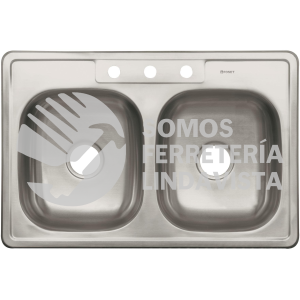 47024 TA-842TB TARJA DE EMPOTRAR DOBLE TINA 86 X 56 CM FOSET