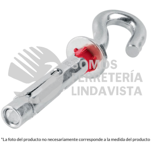 47567 TAE-16X80A BOLSA CON 2 TAQUETES EXPANSIVOS 16X80 MM CON ARMELLA ABIERTA FIERO