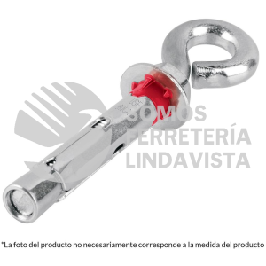 47560 TAE-8X45C BOLSA CON 4 TAQUETES EXPANSIVOS 8X45 MM CON ARMELLA CERRADA FIERO